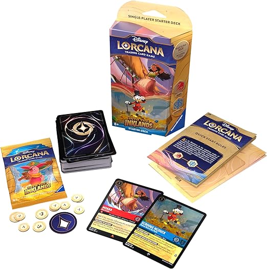 Disney Lorcana Into the Inklands Starter Deck: Ruby & Sapphire