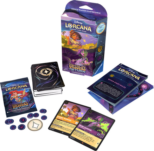 Disney Lorcana Ursula's Return Starter Deck: Amber & Amethyst