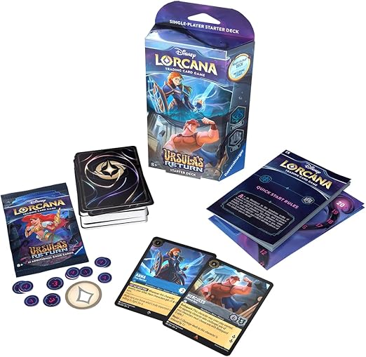 Disney Lorcana Ursula's Return Starter Deck: Sapphire & Steel